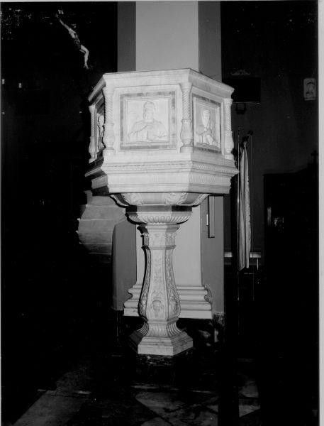 pulpito - ambito apuoversiliese (ultimo quarto sec. XIX)