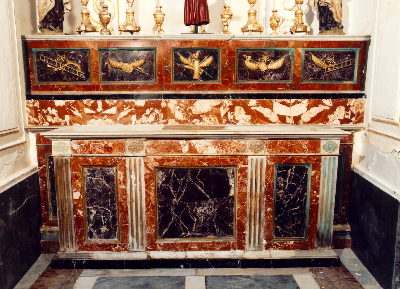 altare - a blocco - ambito siciliano (Prima metà sec. XIX)