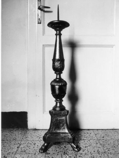 candeliere, serie - bottega toscana (inizio sec. XIX)