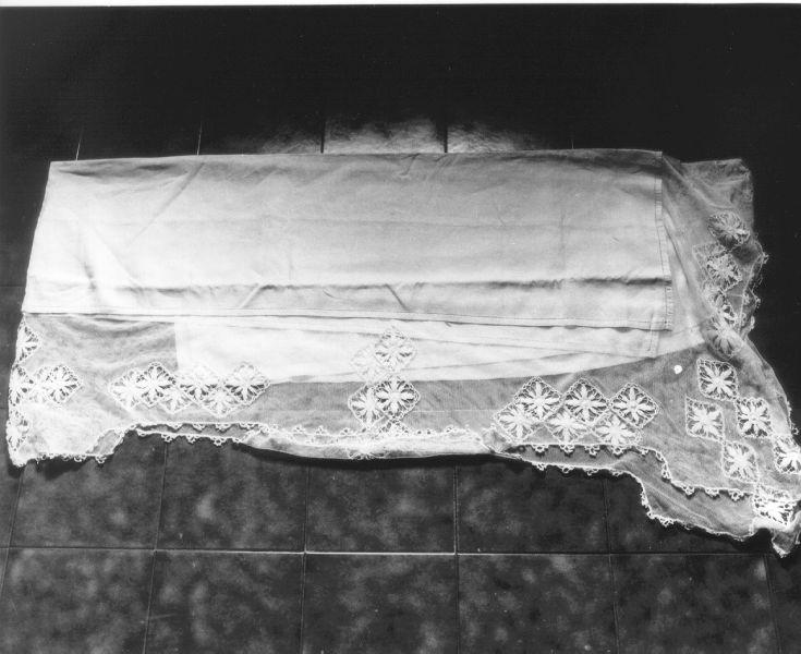 tovaglia d'altare - manifattura toscana (inizio sec. XX)