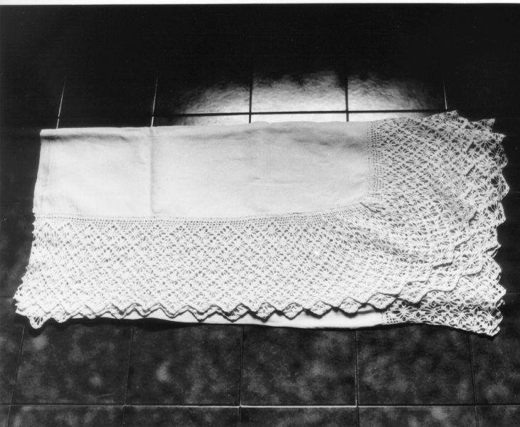 tovaglia d'altare - manifattura toscana (inizio sec. XX)