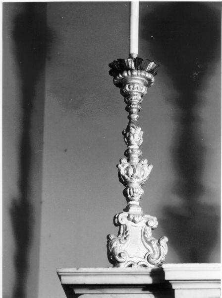 candeliere, serie - bottega toscana (fine sec. XVIII)