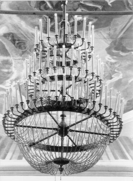 lampadario - bottega italiana (inizio sec. XX)