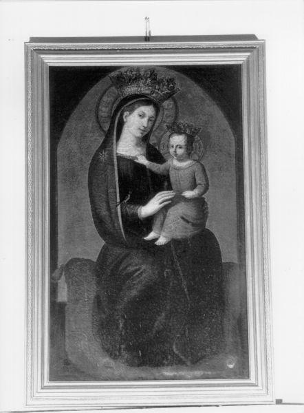 Madonna di Montenero, Madonna con bambino (dipinto) - ambito toscano (prima metà sec. XIX)