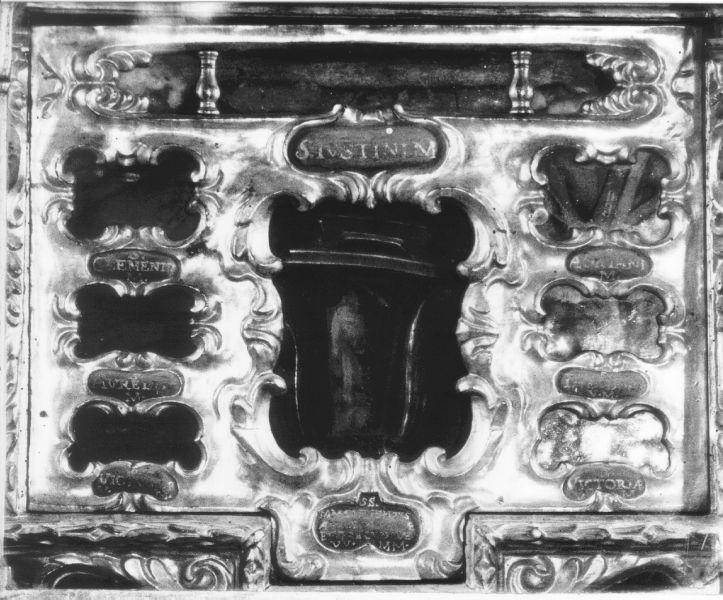 reliquiario - bottega toscana (metà sec. XVIII)