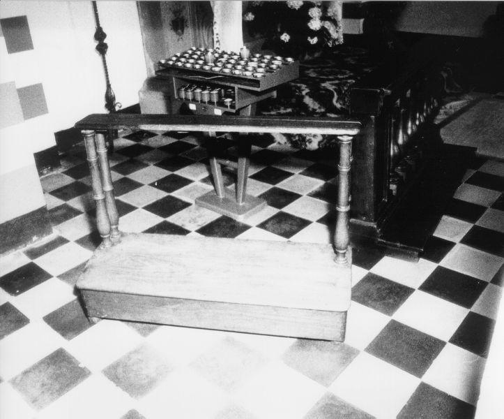 inginocchiatoio, serie - bottega toscana (fine/inizio secc. XIX/ XX)