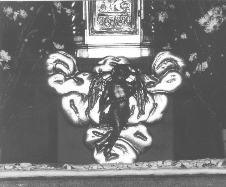 Erote su nube (scultura) - bottega toscana (seconda metà sec. XVIII)