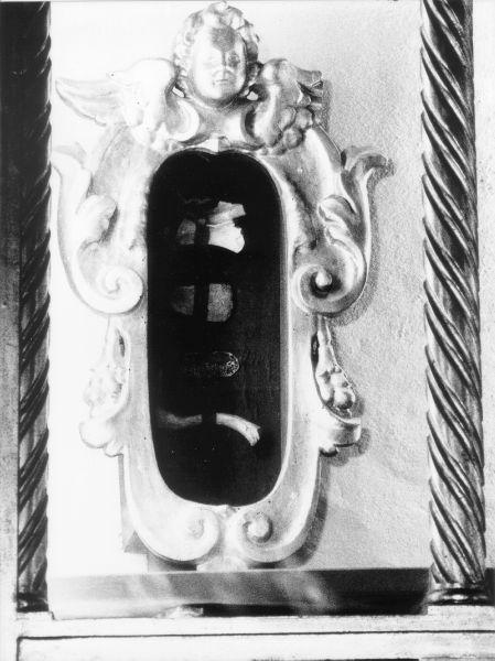 reliquiario a teca - bottega toscana (metà sec. XVIII)