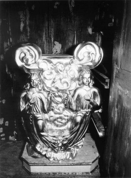 tronetto per esposizione eucaristica - bottega toscana (inizio sec. XX)