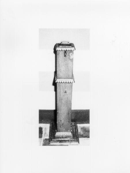 cassetta per elemosine - bottega toscana (metà sec. XIX)