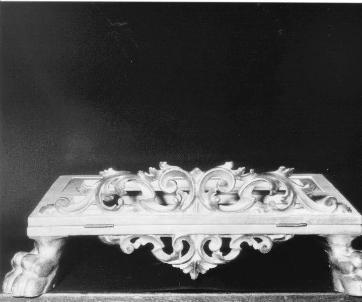 leggio da tavolo - bottega toscana (fine sec. XIX)