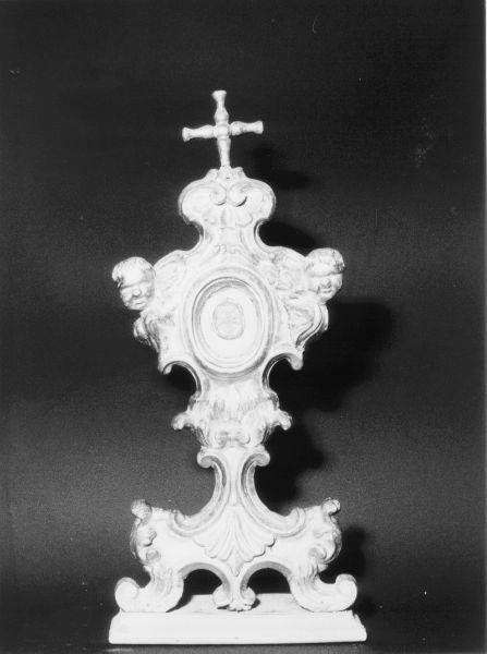 reliquiario - a ostensorio - bottega toscana (seconda metà sec. XVIII)