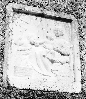 portacandelabro, serie - bottega toscana (fine/inizio secc. XIX/ XX)