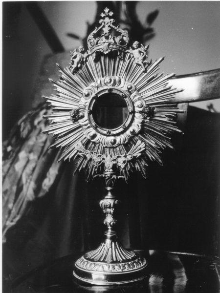 ostensorio - bottega toscana (seconda metà sec. XIX)