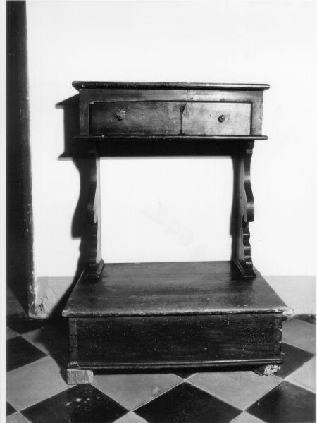 inginocchiatoio - bottega toscana (prima metà sec. XIX)