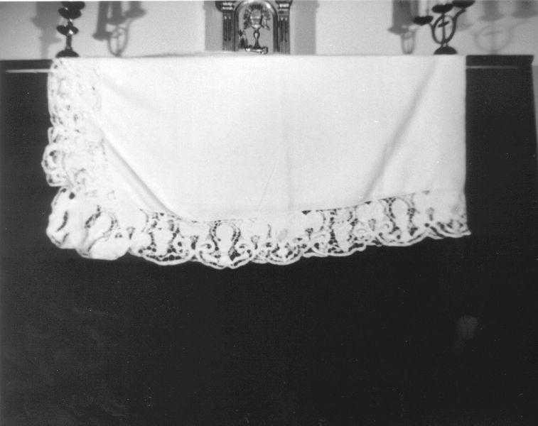 tovaglia d'altare - manifattura toscana (fine sec. XIX)