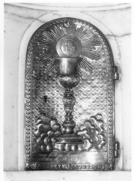 sportello di tabernacolo - ambito italiano (sec. XIX)