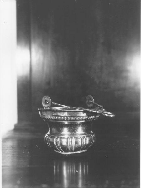 secchiello per l'acqua benedetta - bottega toscana (prima metà sec. XIX)