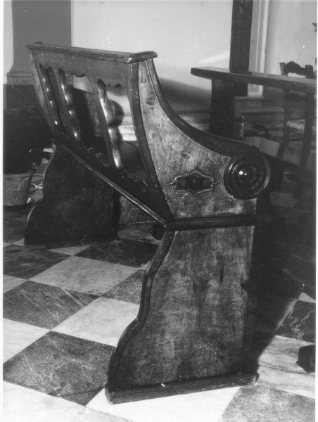 panca, serie - bottega toscana (prima metà sec. XIX)