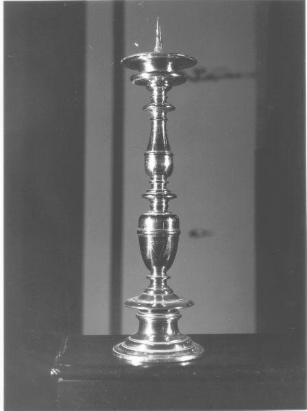 candeliere, serie - bottega toscana (prima metà sec. XIX)