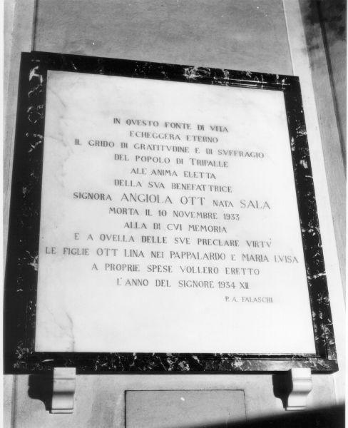 lapide - bottega toscana (sec. XX)