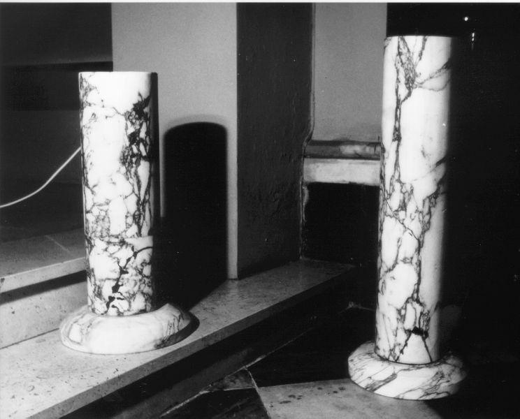 colonnina, serie - bottega toscana (prima metà sec. XVIII)