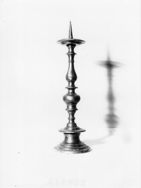 candeliere, insieme - bottega toscana (prima metà sec. XIX)