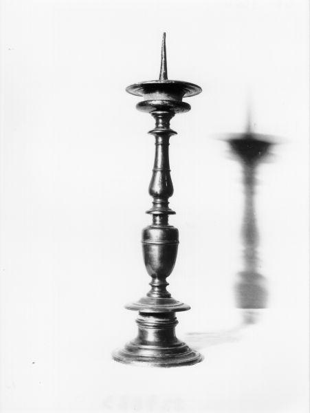 candeliere, insieme - bottega toscana (prima metà sec. XIX)