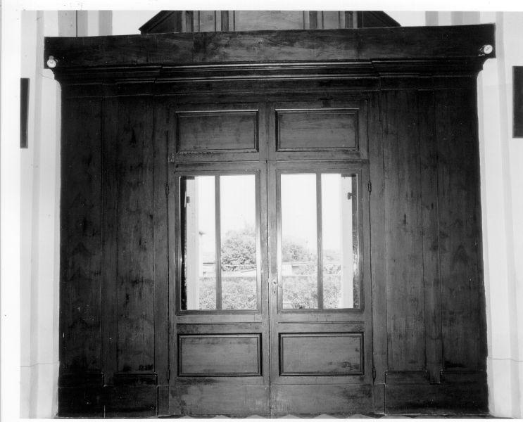 bussola d'ingresso - ambito italiano (seconda metà sec. XIX)