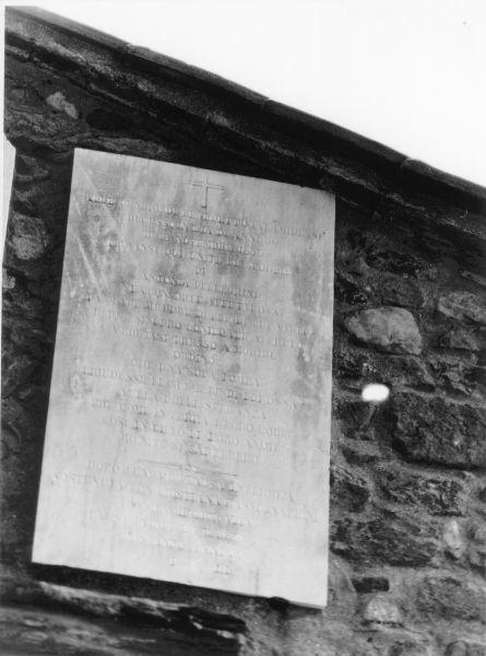 lapide tombale - bottega toscana (sec. XIX)