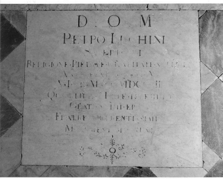 lapide tombale - ambito italiano (inizio sec. XIX)