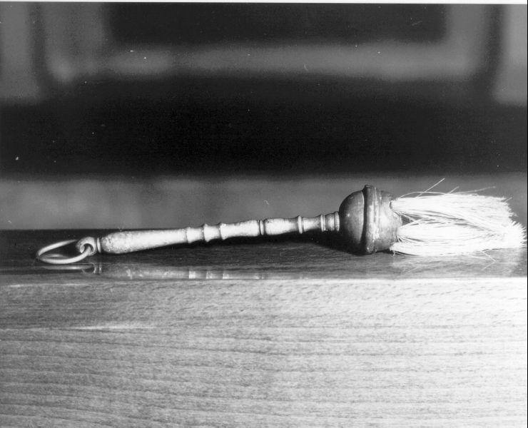 aspersorio - a pennello - bottega toscana (seconda metà sec. XIX)