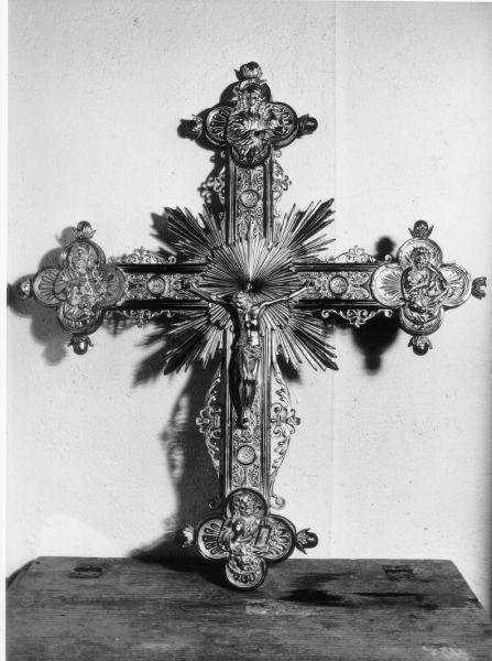 croce processionale - bottega toscana (inizio sec. XIX)