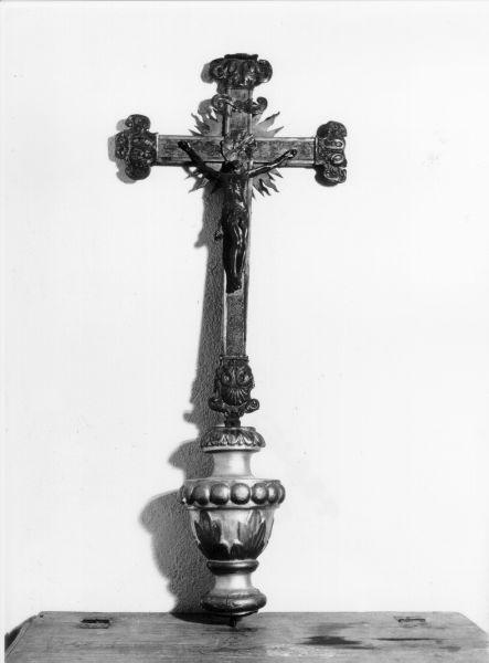 croce processionale - bottega toscana (sec. XVIII)