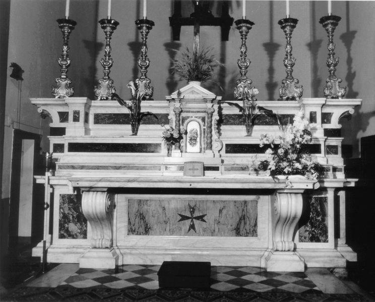 altare maggiore - bottega lucchese (sec. XIX)