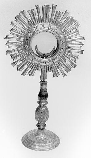 ostensorio - bottega toscana (prima metà sec. XVII, sec. XIX)