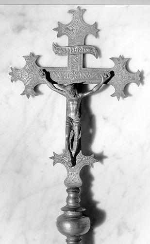 croce processionale - ambito lunigianese (sec. XVIII)