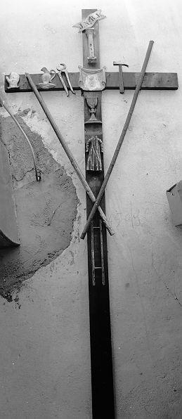 croce penitenziale - ambito lunigianese (fine/inizio secc. XIX/ XX)