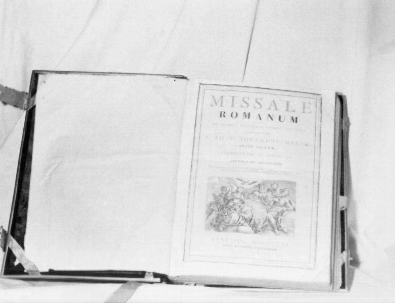 coperta di libro liturgico - bottega italiana (sec. XIX)