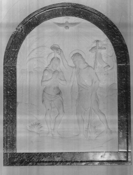 BATTESIMO DI CRISTO (rilievo) - bottega italiana (metà sec. XX)