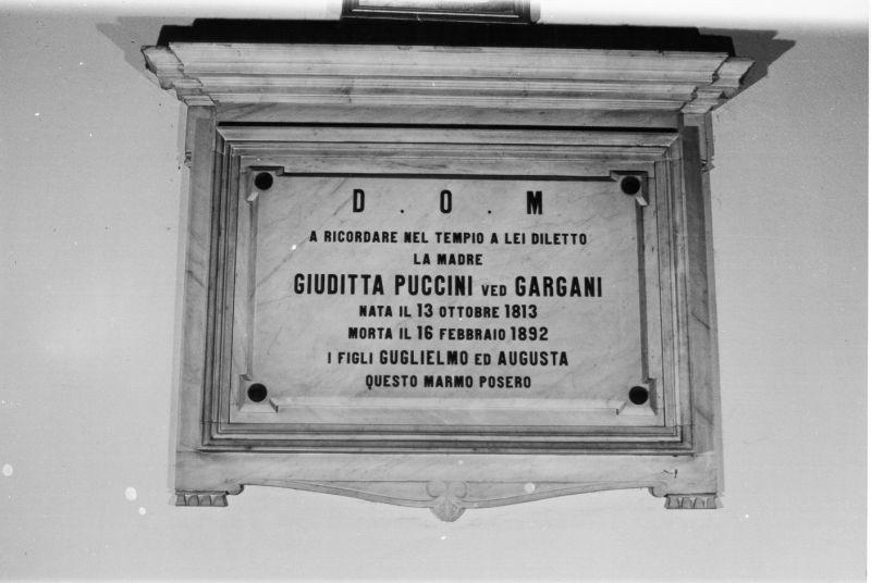 lapide - bottega italiana (sec. XIX)