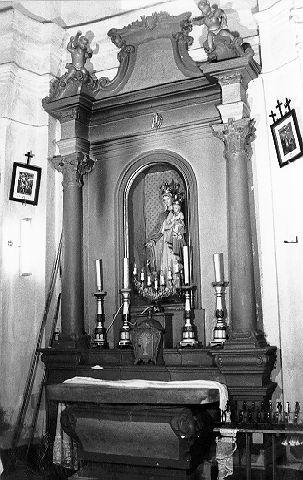 altare - a cofano - ambito lunigianese (sec. XIX)