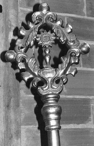 mazza processionale - ambito lunigianese (sec. XVIII)