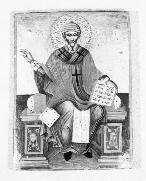 SAN SPIRIDIONE (dipinto) - ambito veneto-cretese (fine/inizio secc. XVII/ XVIII)