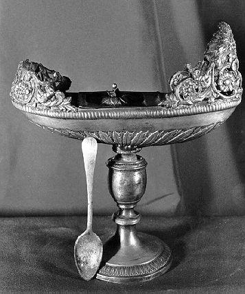 navicella portaincenso - ambito lunigianese (sec. XVIII)