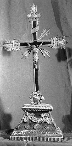 croce stazionale - ambito lunigianese (secc. XVIII/ XIX)