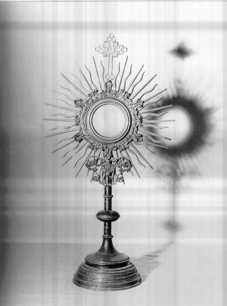 ostensorio - a raggiera - bottega toscana (sec. XIX)