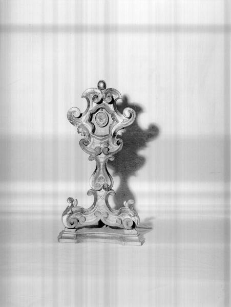 reliquiario - a ostensorio - ambito toscano (sec. XVIII)