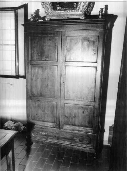 armadio da sacrestia - ambito toscano (sec. XIX)