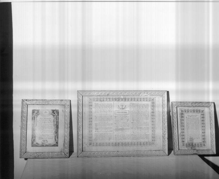 cartagloria, serie - ambito toscano (sec. XVIII)